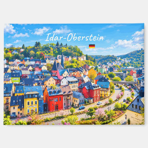 Idar-Oberstein, Deutschland - Bunte Stadt Magnet