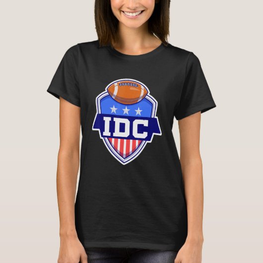 IDC American Football I Keine Sorge Fußball T-Shirt (Vorderseite)