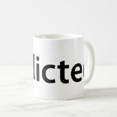 iDdicted Kaffeetasse (VorderseiteRechts)