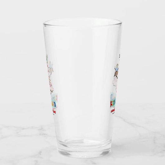 iddieland Melrose Park, IL, Pole-Zeichen Glas (Rechts)