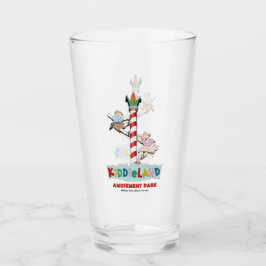 iddieland Melrose Park, IL, Pole-Zeichen Glas