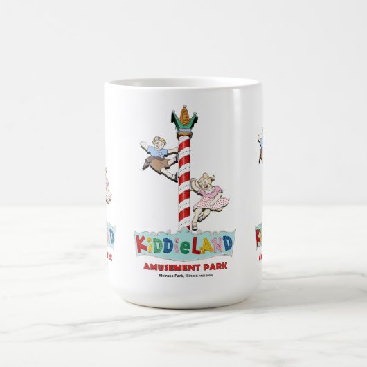 iddieland Melrose Park, IL, Pole-Zeichen Kaffeetasse (Mittel)