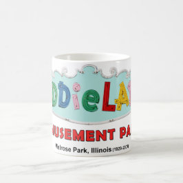 iddieland Melrose Park, IL, Textzeichen Kaffeetasse