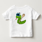 Ide Zmija Zaba - laufende Schlange - Frosch Kleinkind T-shirt (Rückseite)