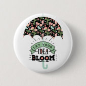 Idea Bloom Umbrella Button (Vorderseite)
