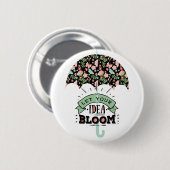 Idea Bloom Umbrella Button (Vorne & Hinten)