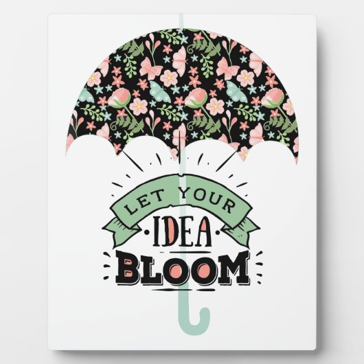 Idea Bloom Umbrella Fotoplatte (Vorderseite)