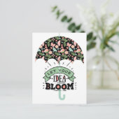 Idea Bloom Umbrella Postkarte (Stehend Vorderseite)