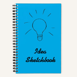 Idea Blue Sketchbook Notebook Notizblock