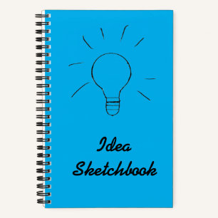 Idea Blue Sketchbook Notebook Notizblock