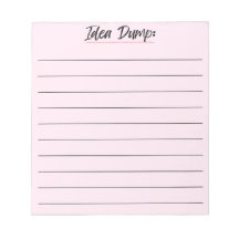 Idea Dump Notepad - Abklingideen
