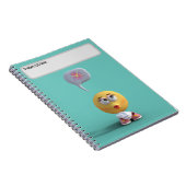 "Idea Emoji" (Aquamarines Notebook) Notizblock (Rechte Seite)