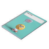 "Idea Emoji" (Aquamarines Notebook) Notizblock (Linke Seite)