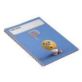 "Idea Emoji" (Blue) Notebook Notizblock (Rechte Seite)