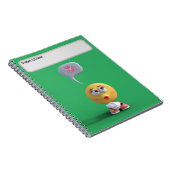 "Idea Emoji" (Green) Notebook Notizblock (Rechte Seite)