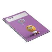 "Idea Emoji" (Lila Notebook) Notizblock (Rechte Seite)