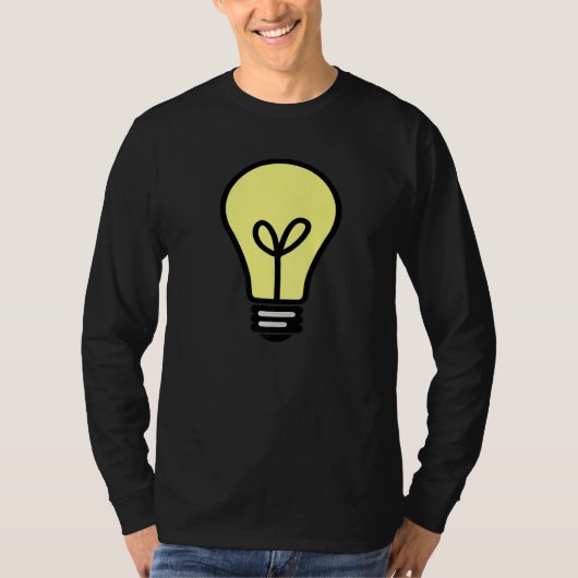 Idea Light Bulb T-Shirt (Vorderseite)