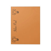 Idea Pad Orange Notizblock (Rotiert)