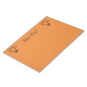 Idea Pad Orange Notizblock (angewinkelt)