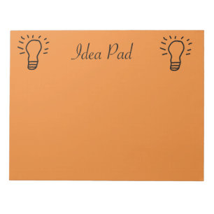 Idea Pad Orange Notizblock