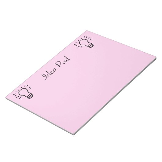 Idea Pad Pink Notizblock (angewinkelt)