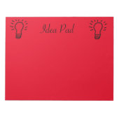 Idea Pad Red Notizblock (Vorderseite)