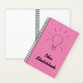 Idea Pink Sketchbook Notizblock (Innen)
