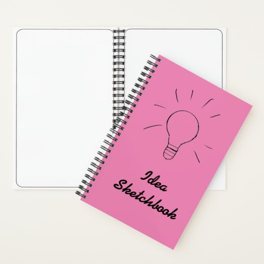 Idea Pink Sketchbook Notizblock (Innen)