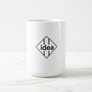 IDEA-Schriftzug-Design Kaffeetasse