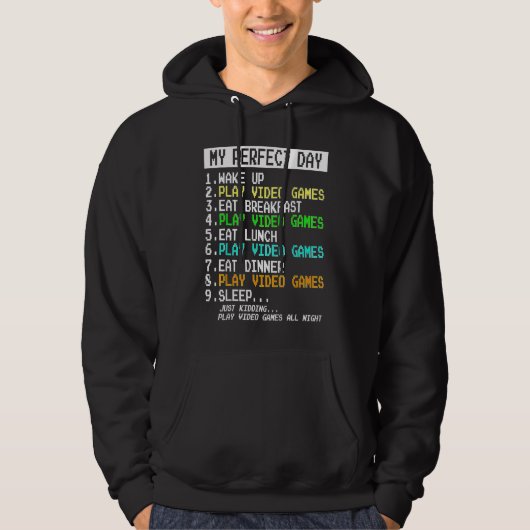 IDEA The Perfect Gaming Day Suprise for Gamers Hoodie (Vorderseite)