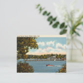 Ideal Beach Resort, Shafer Lake, Indiana Postkarte (Stehend Vorderseite)