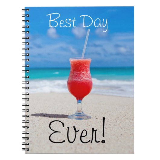 Ideal Beach Vacation Notizblock (Vorderseite)