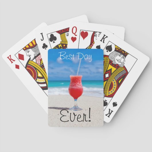 Ideal Beach Vacation Spielkarten (Rückseite)