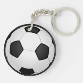 Ideal für ein Personalisiertes Fußballteam Schlüsselanhänger (Rückseite)