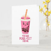 Ideal für mich boba Perltee kawaii niedlich Karte (Gelbe Blume)