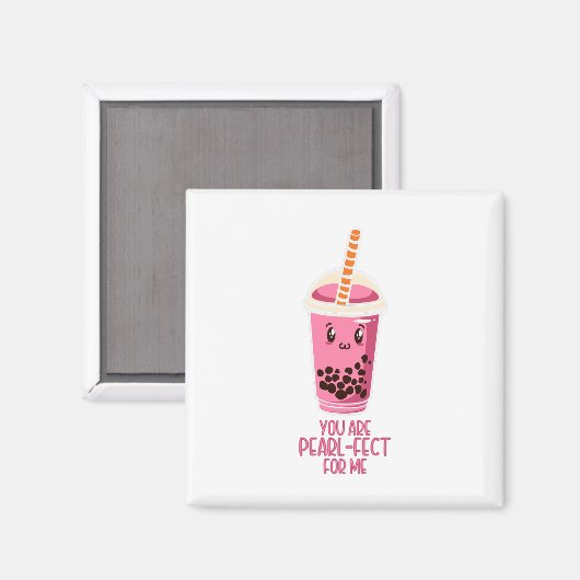 Ideal für mich boba Perltee kawaii niedlich Magnet (Vorderseite/Rückseite)