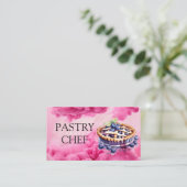 Ideal für süße Bitten und wunderschöne Leckereien Visitenkarte (Stehend Vorderseite)