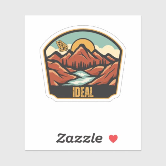 Ideal, Georgien Aufkleber (Blatt)