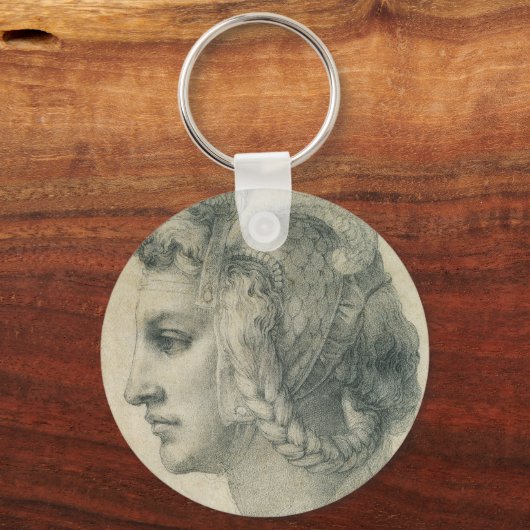 Ideal Head of a Woman by Michelangelo Schlüsselanhänger (Vorderseite)