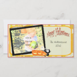 Ideal, um Ihr Halloween-Kostüm zu zeigen - Feiertagskarte