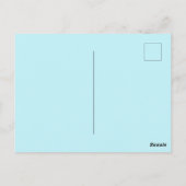 Ideal Watercolor Buchhandlung Malerei Postkarte (Rückseite)