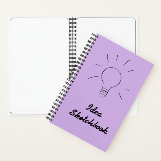 Ideale Light Lila Sketchbook Notebook Notizblock (Innen)