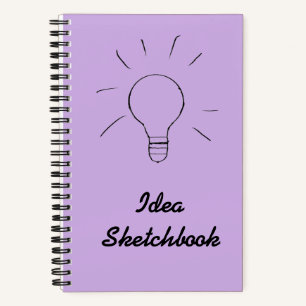 Ideale Light Lila Sketchbook Notebook Notizblock