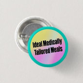 Ideale MTMs (medizinisch zugeschnittene Mahlzeiten Button (Vorne & Hinten)