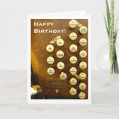 Ideale Organgeburtstagskarte Karte (Vorderseite)