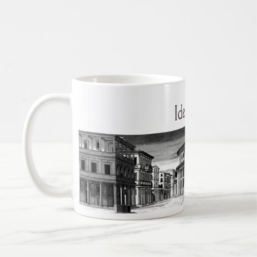 IDEALE STADT/RENAISSANCE ARCHITEKTUR,ARCHITEKT KAFFEETASSE (Links)
