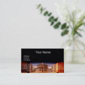 IDEALE STADT, Renaissance-Architektur, Schwarzpapi Visitenkarte (Stehend Vorderseite)
