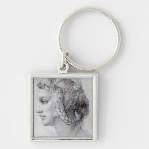 Idealer Kopf einer Frau, c.1525-28 Schlüsselanhänger
