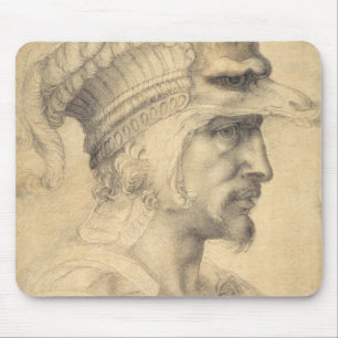 Idealer Kopf eines Kriegers Mousepad