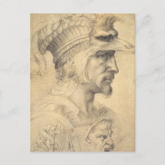 Idealer Kriegerleiter Postkarte (Vorderseite)